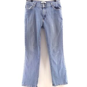 Levi's Womens Jeans 550 16 Long Blue Relaxed Boot Cut Medium Wash Stretch